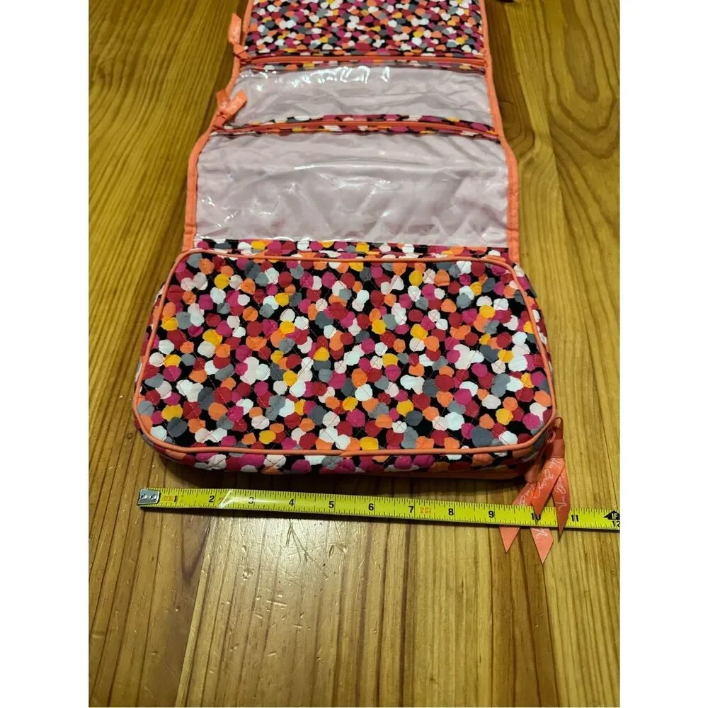 Vera Bradley Foldable Hanging Organizer Pixie Confetti Vacation Travel